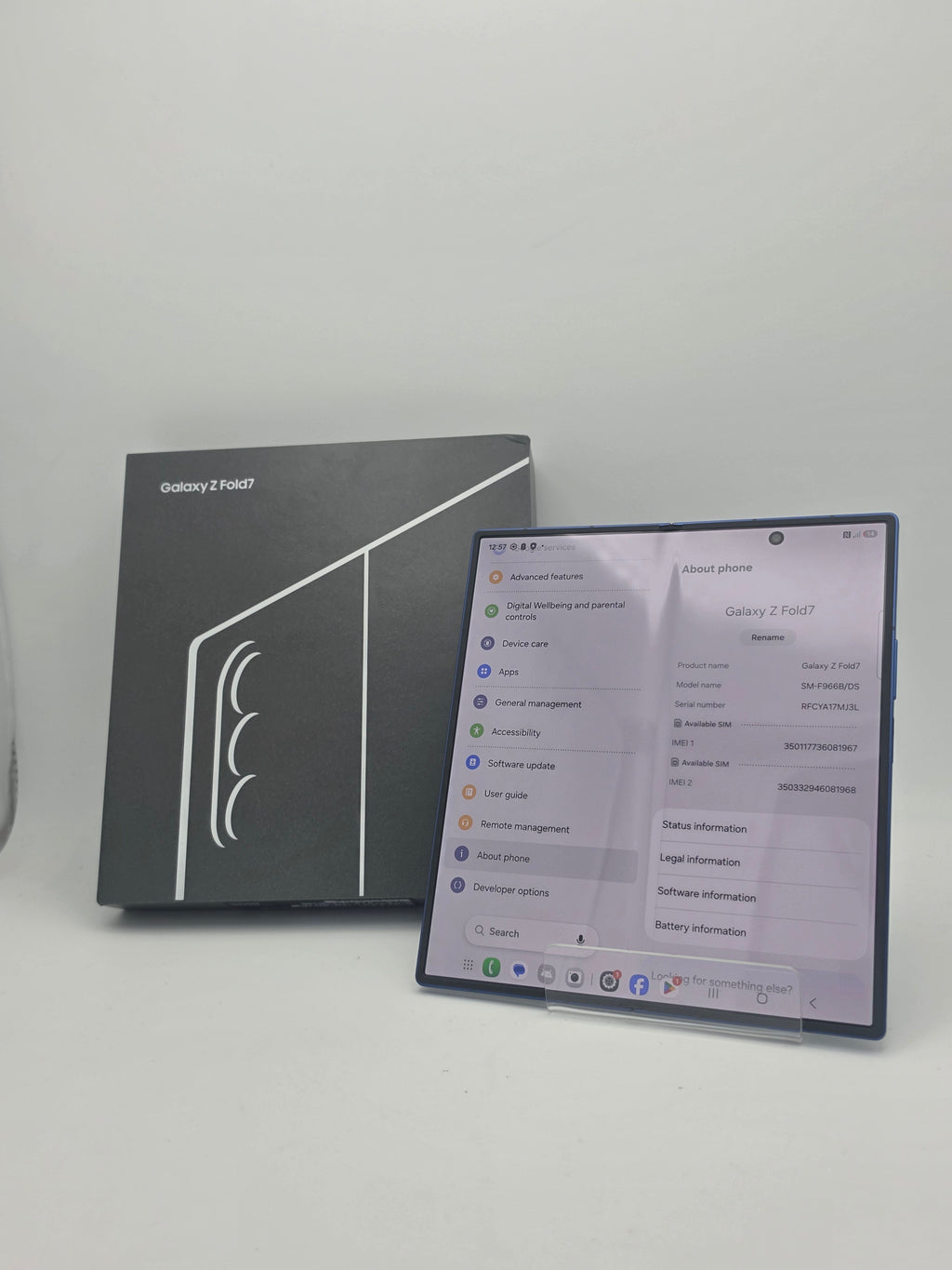 Samsung Galaxy Z Fold 7 512GB Blue, Grade C