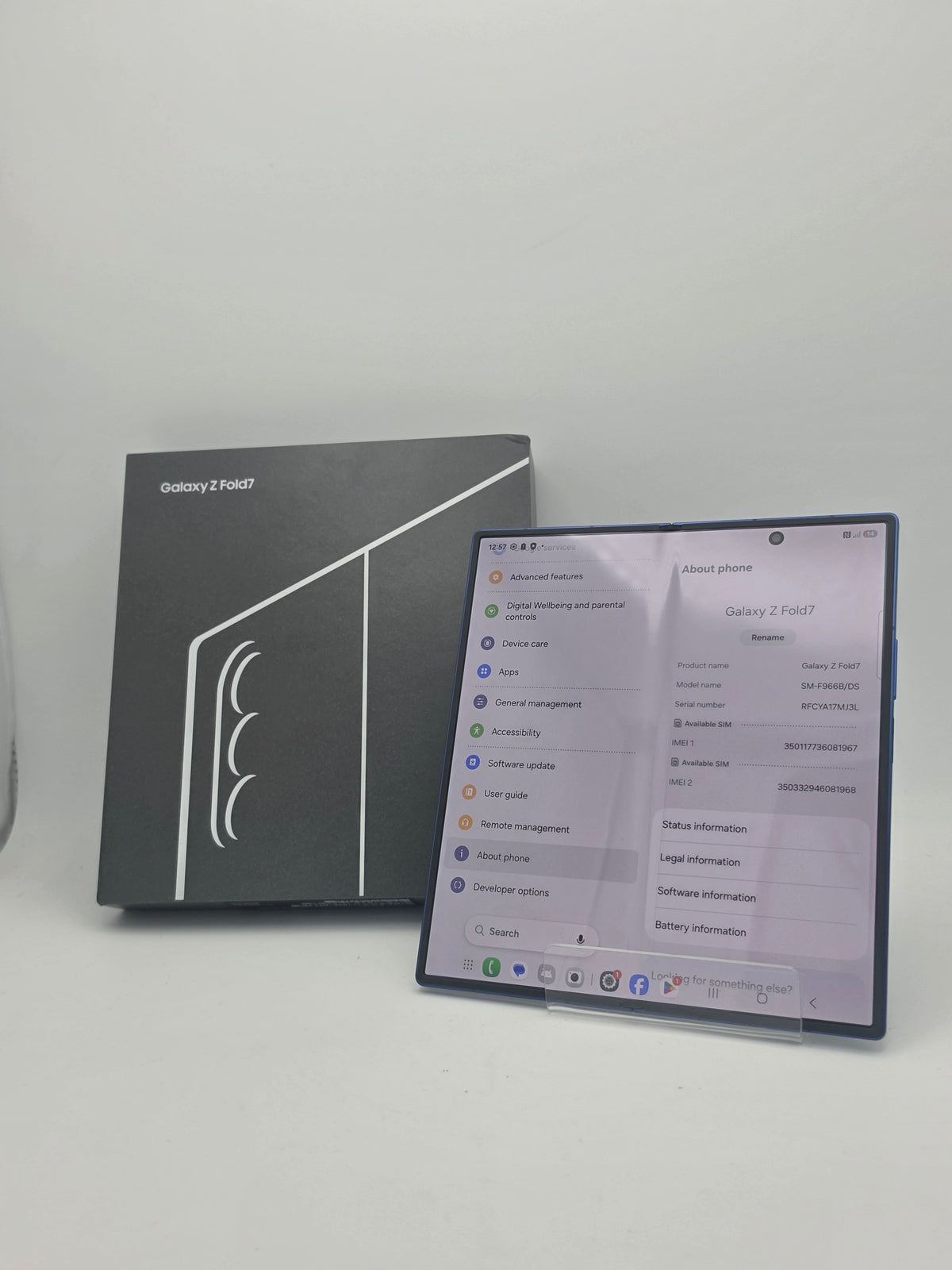 Samsung Galaxy Z Fold 7 512GB Blue, Grade C