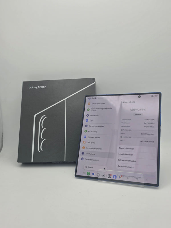 Samsung Galaxy Z Fold 7 512GB Blue, Grade C