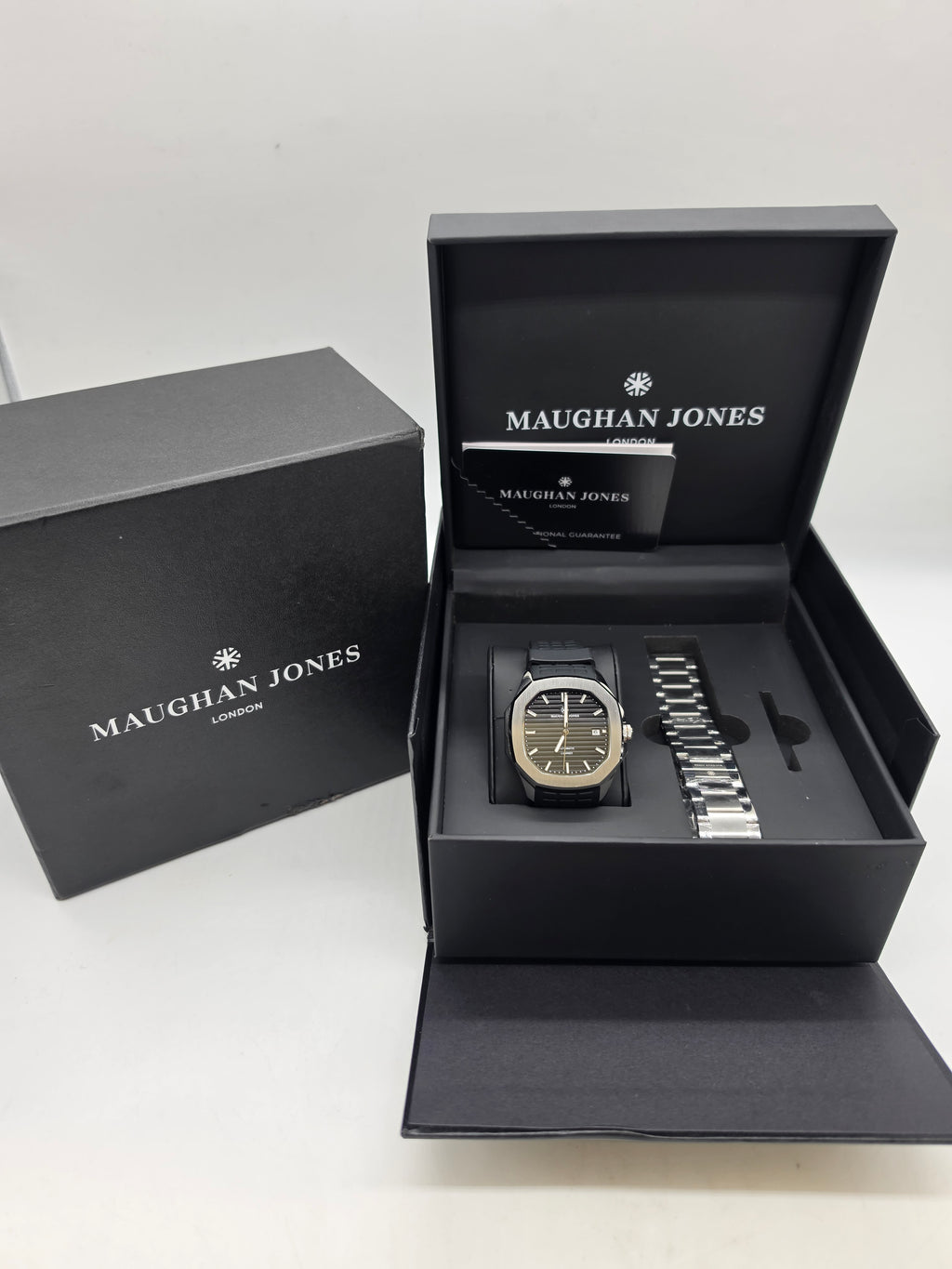 Maughan Jones Luminex Black Dial Automatic Watch Black, Grade B
