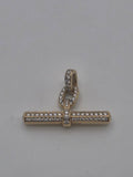 18CT Gold T-Bar Pendant, 10.45G