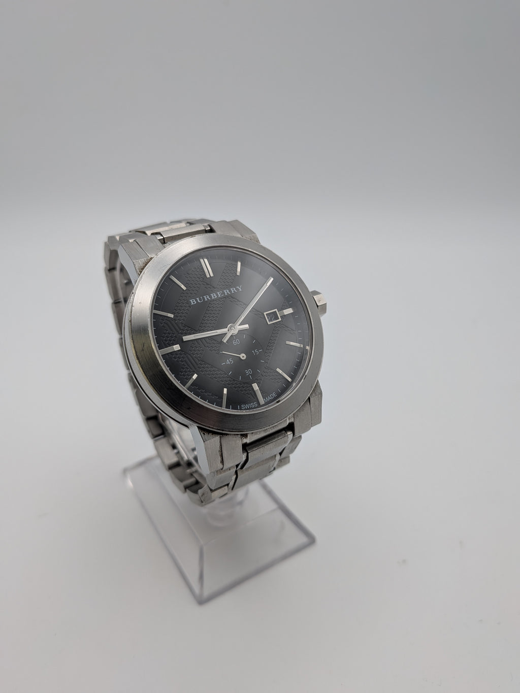 Burberry BU9901 Chronograph Watch, Stainless Steel, Grade C