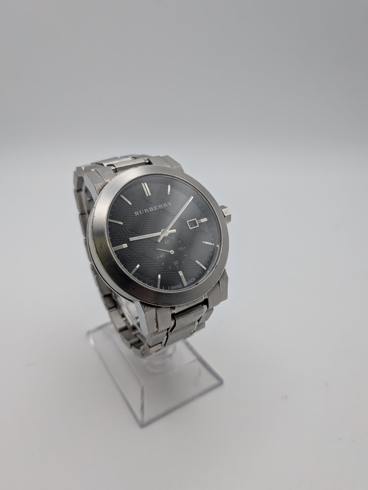 Burberry BU9901 Chronograph Watch, Stainless Steel, Grade C