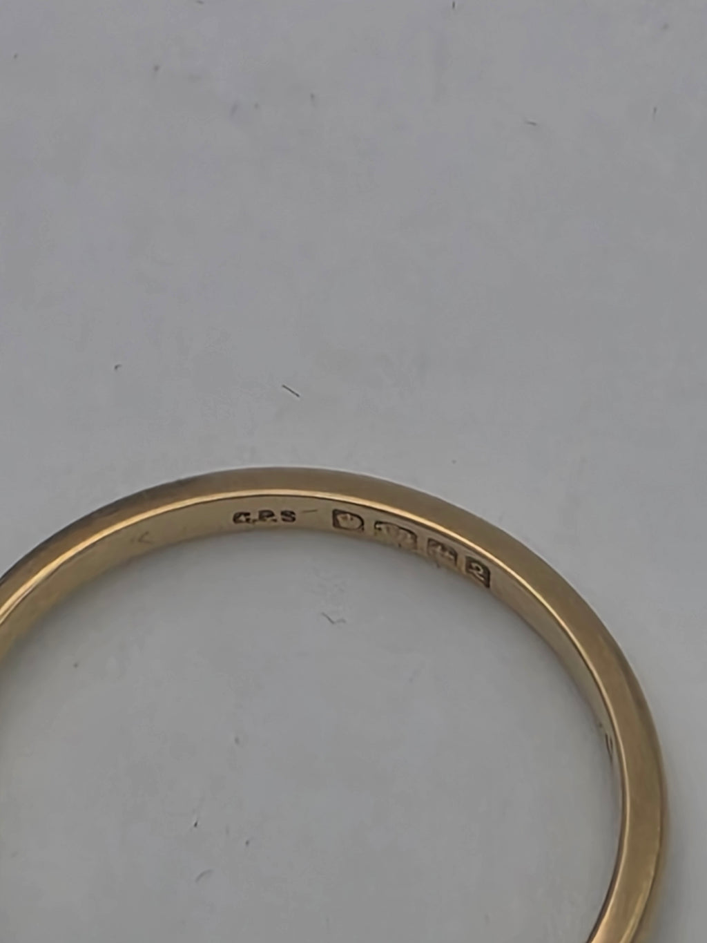 18ct Gold and Platinum Engagement Ring, Size P, 2.3G
