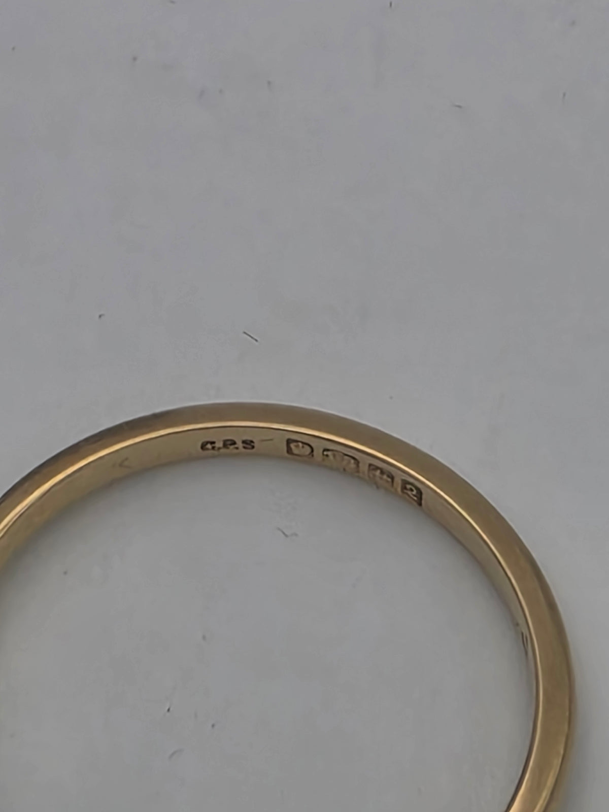 18ct Gold and Platinum Engagement Ring, Size P, 2.3G