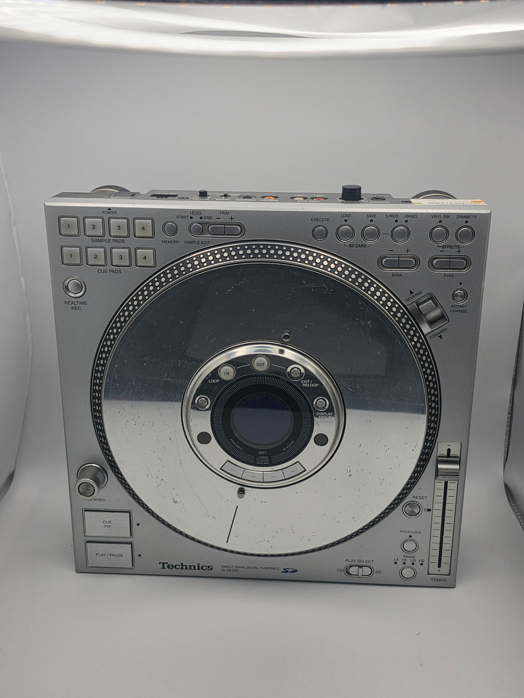 Technics SL-DZ1200 Digital Turntable, Silver, Grade C