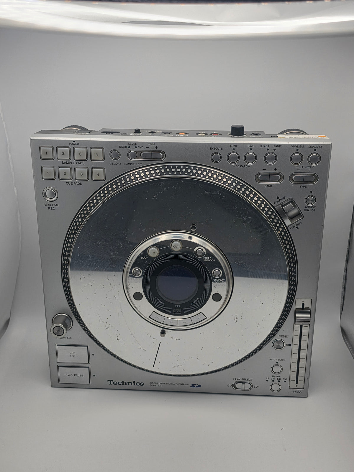 Technics SL-DZ1200 Digital Turntable, Silver, Grade C