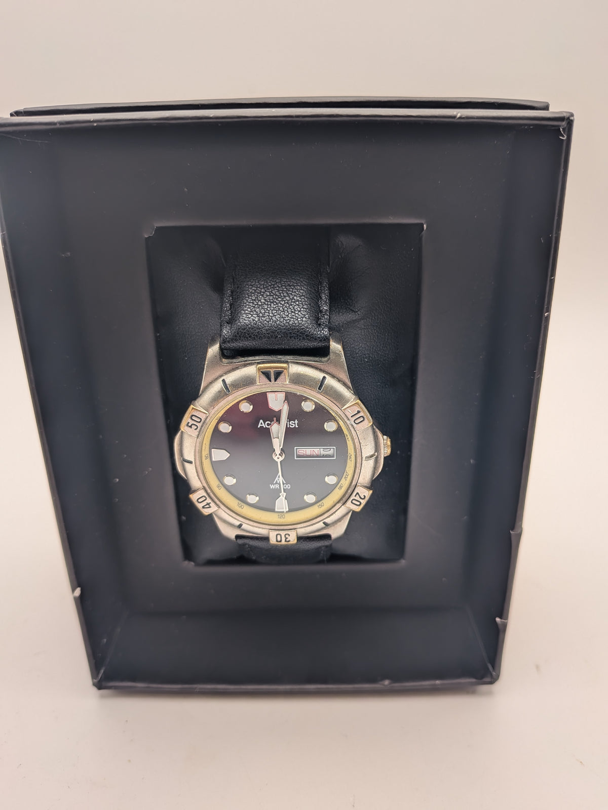 Accurist Quartz Sports Watch, black, Grade B