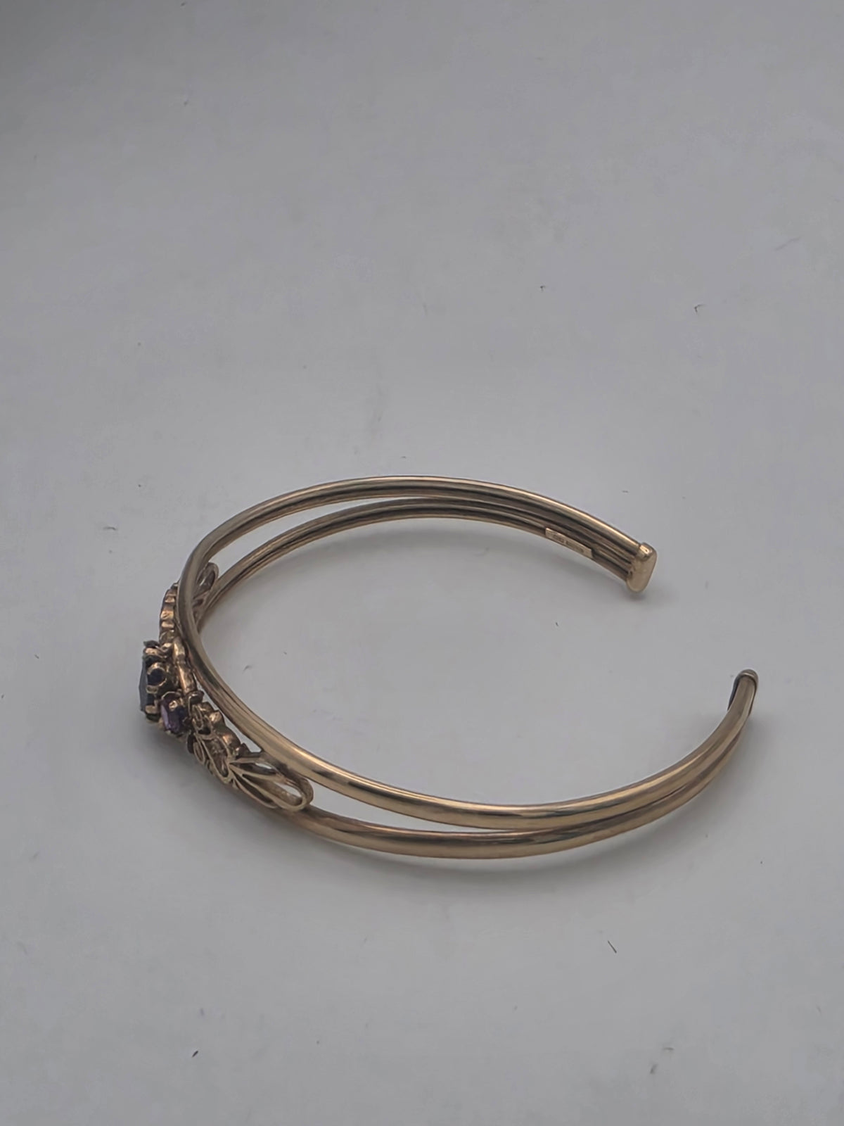 9ct Gold Openwork Cuff Bangle, 6.72G