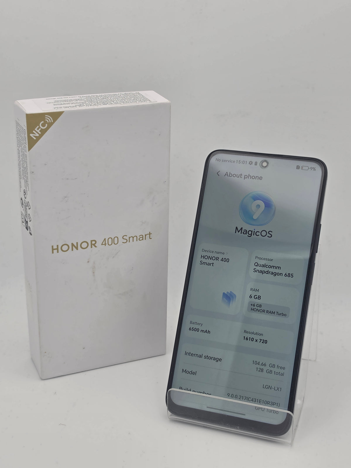 Honor 400 Smart 128GB, Velvet Black, Grade B