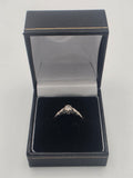 18ct Gold and Platinum Engagement Ring, Size P, 2.3G