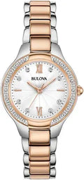 Bulova Womens Classic Sutton Diamonds (Model 98R272), Silver, Grade A