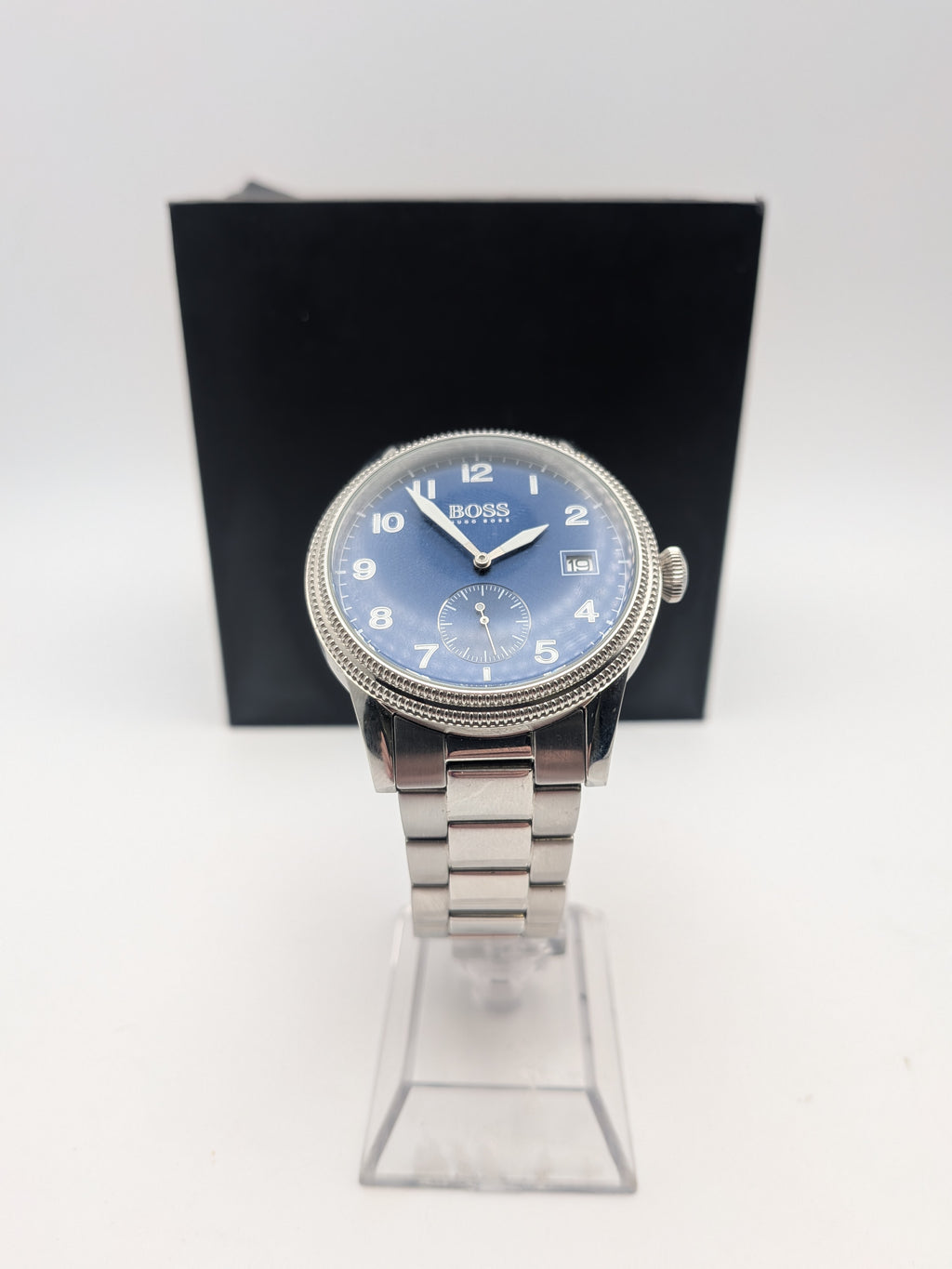 Hugo Boss Legacy Mens Watch, 44mm, Stainless Steel, Grade B