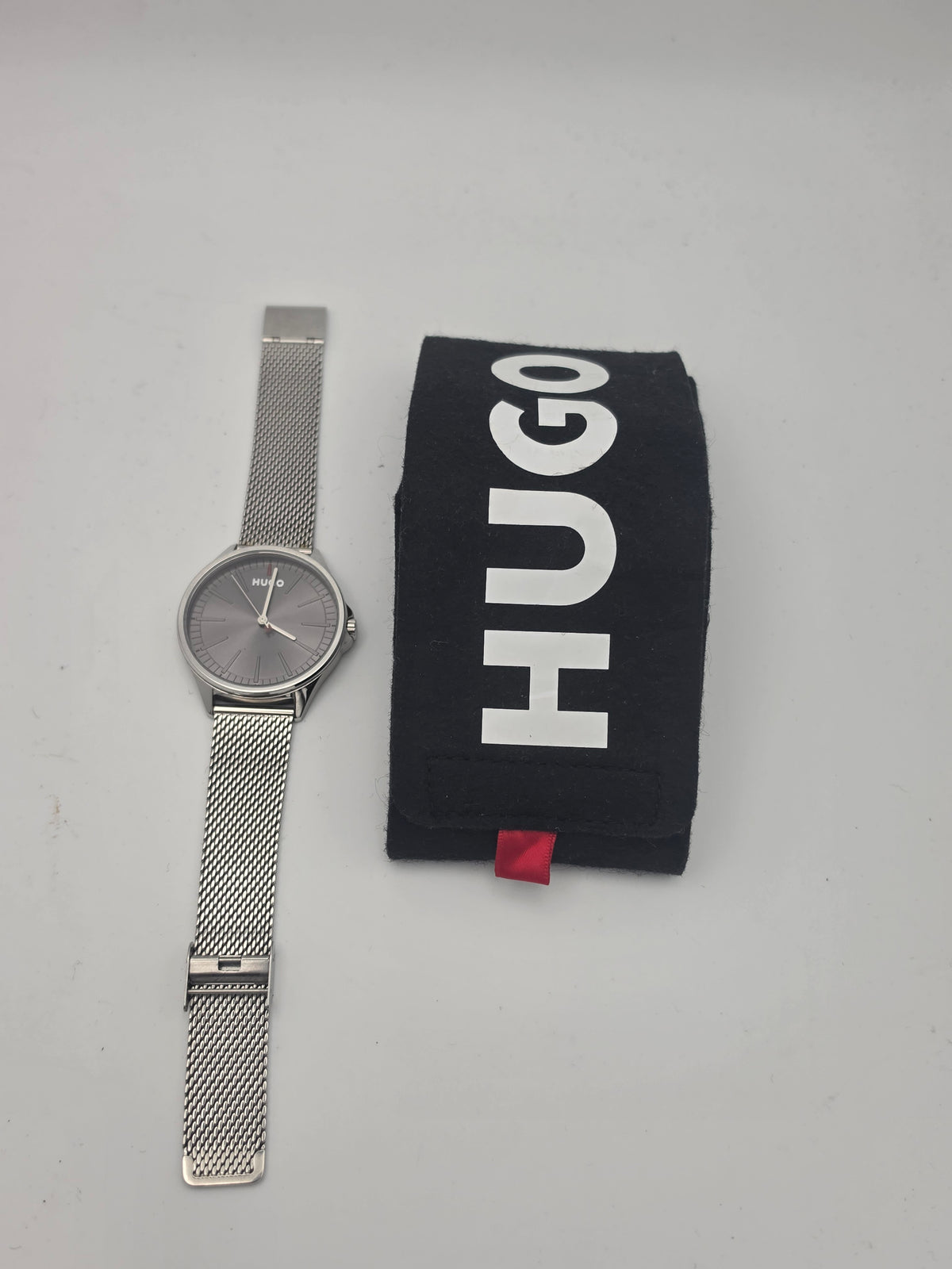 Hugo Boss #SMASH Model 1530135 Mens Watch, Silver, Grade B