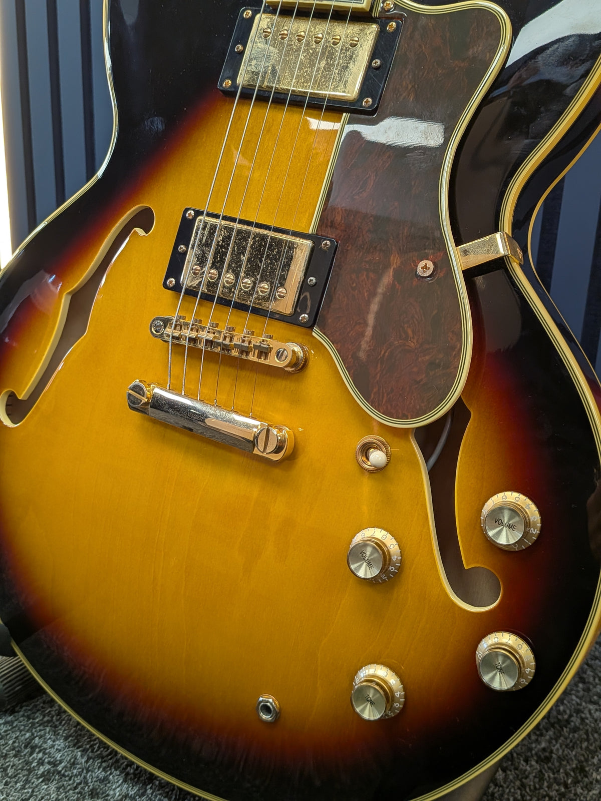 Epiphone Sheraton Pro 2 Electric Guitar, Vintage Sunburst, Grade B