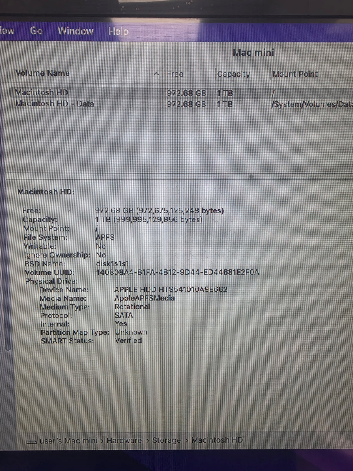Apple Mac Mini A1347 1TB HDD, Silver, Grade B