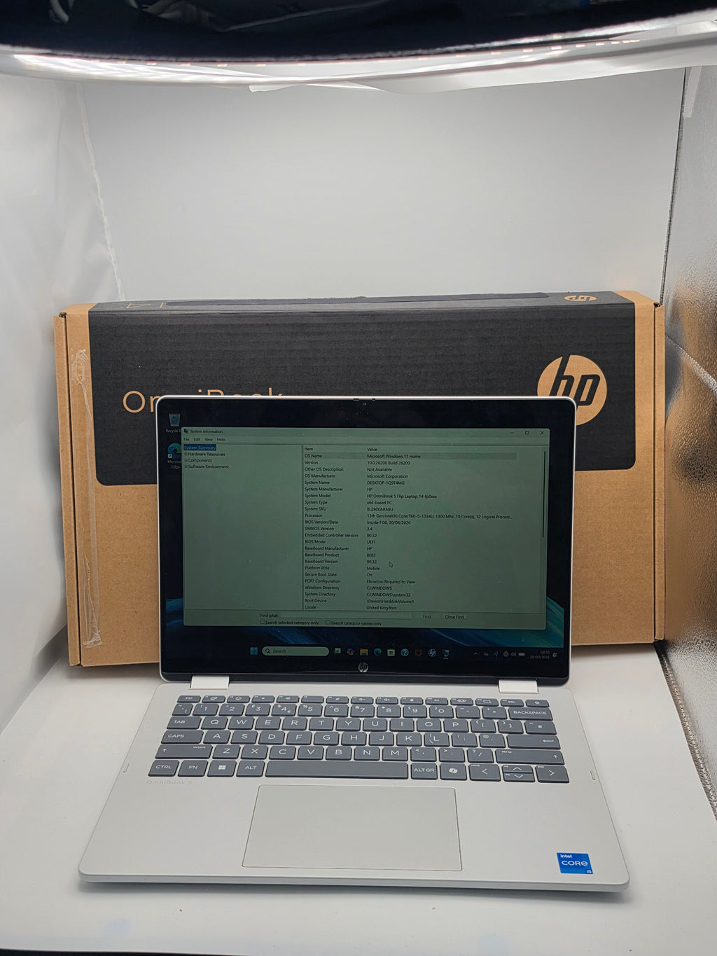 HP OmniBook 5 Flip Laptop 512GB, Silver, Grade B