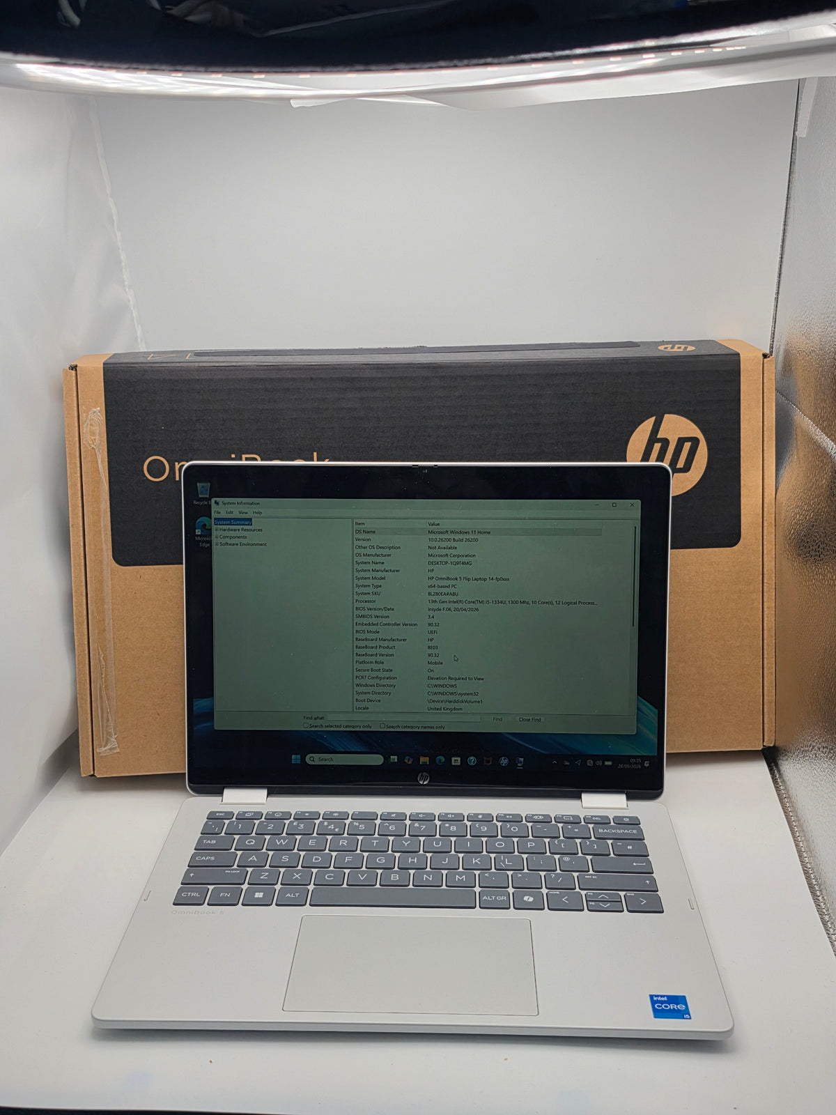 HP OmniBook 5 Flip Laptop 512GB, Silver, Grade B