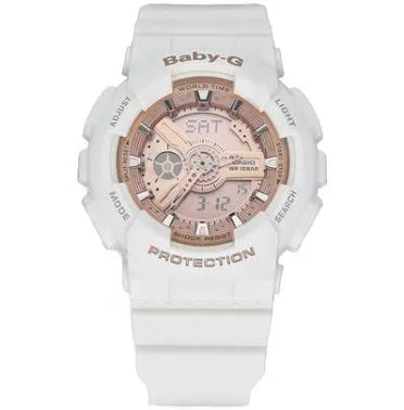 Casio Baby-G BA-110 Watch, Rose Gold, Grade A