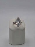 9ct Marquise Cut Gold Ring, Size O, 6.05G