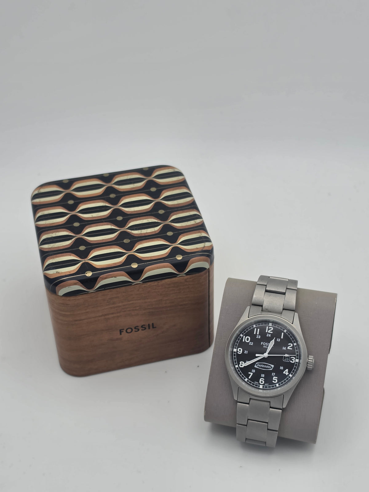 Fossil Defender Solar-Powered Watch, Grade B