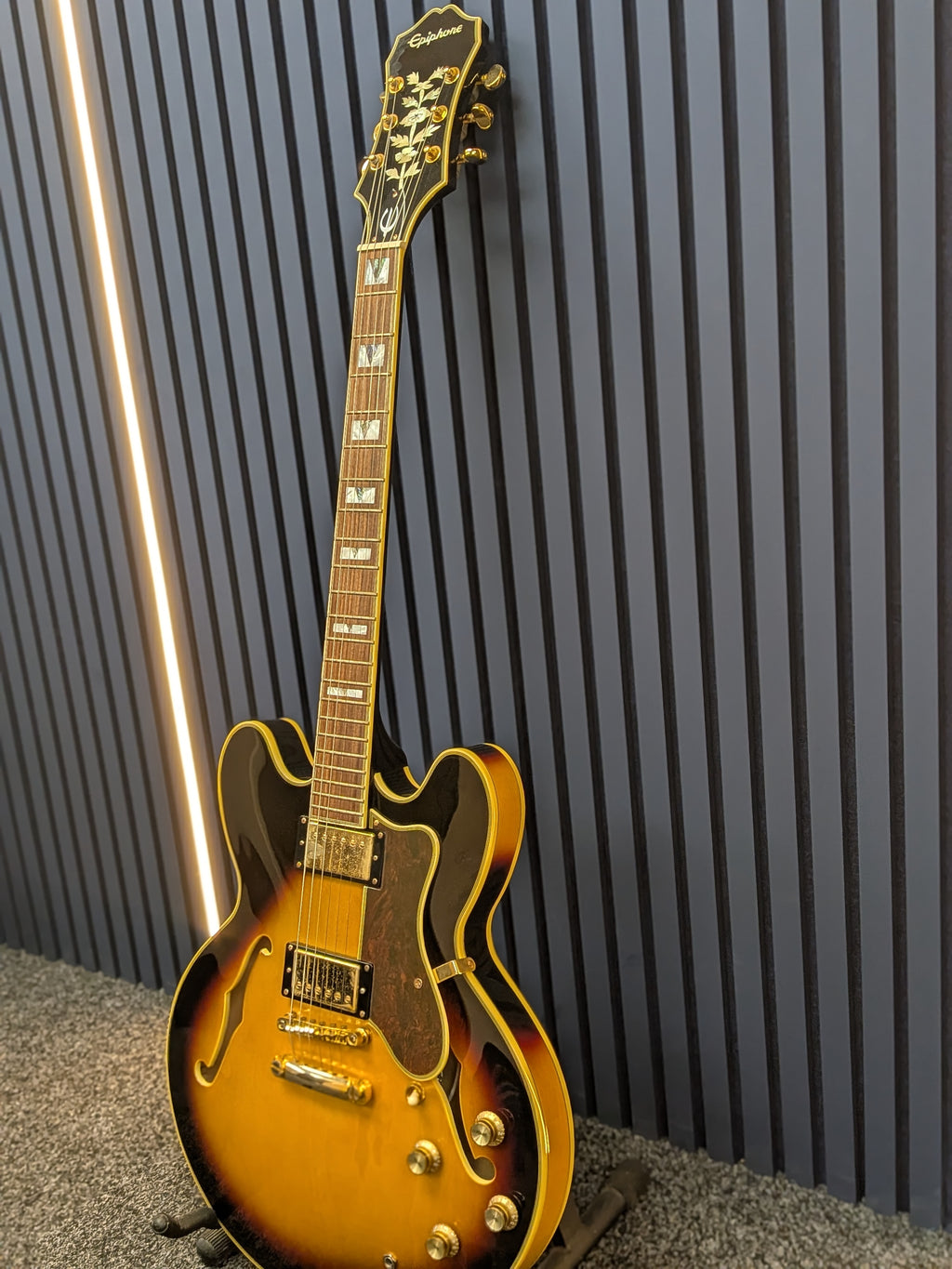 Epiphone Sheraton Pro 2 Electric Guitar, Vintage Sunburst, Grade B