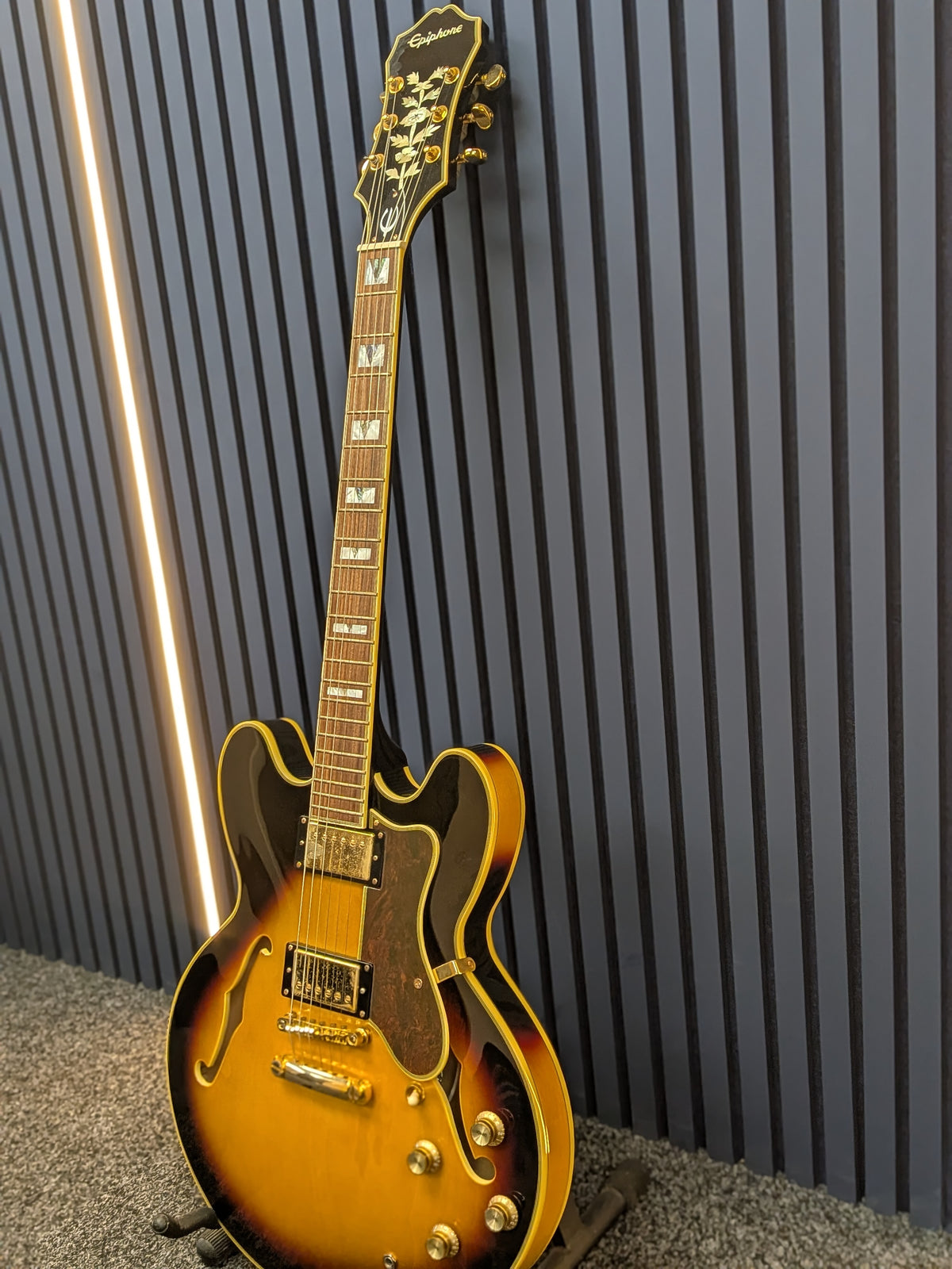 Epiphone Sheraton Pro 2 Electric Guitar, Vintage Sunburst, Grade B
