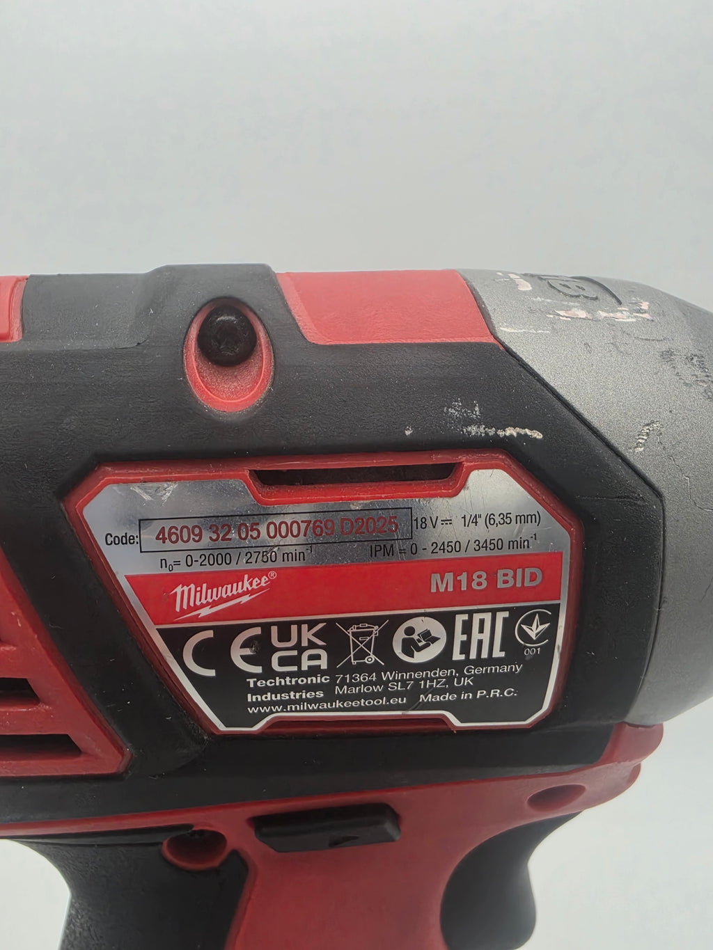 Milwaukee M18 BID Impact Driver, Grade B