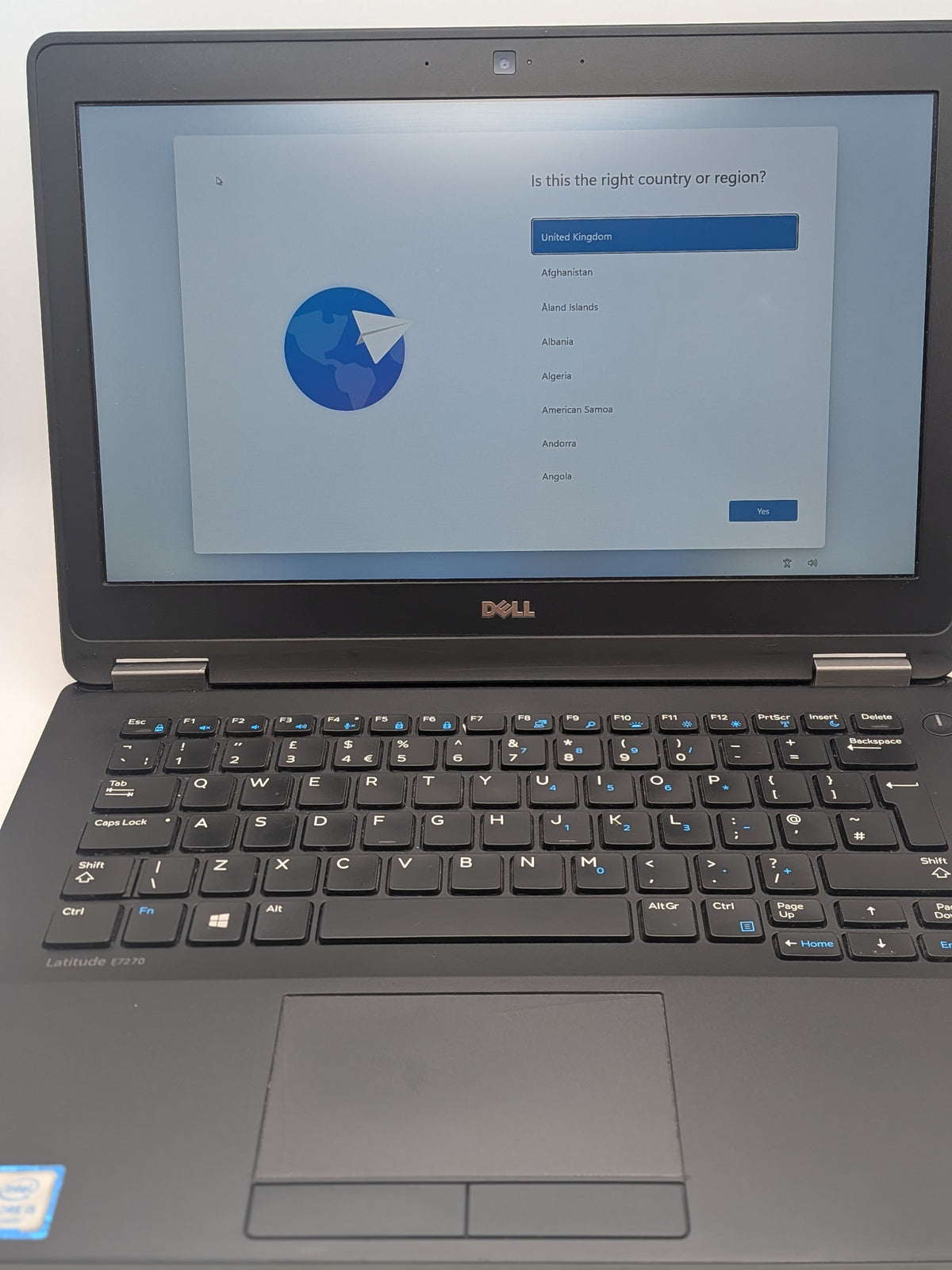 Dell Latitude 7270 Laptop, Black, Grade C