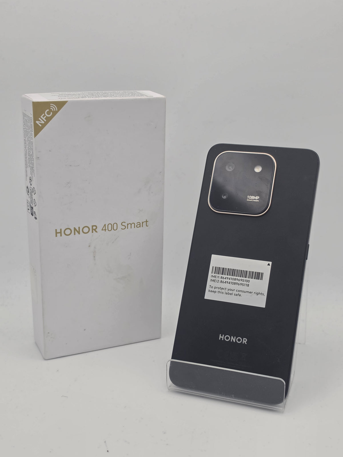 Honor 400 Smart 128GB, Velvet Black, Grade B