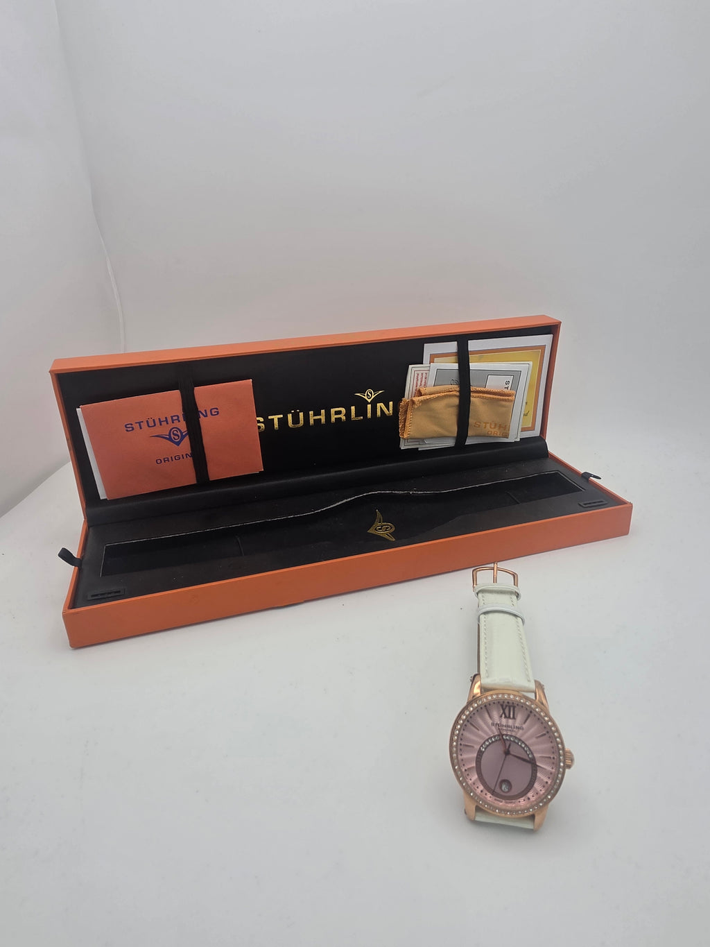 Stuhrling Dawn 554 Ladies Watch, Rose Gold, Grade A
