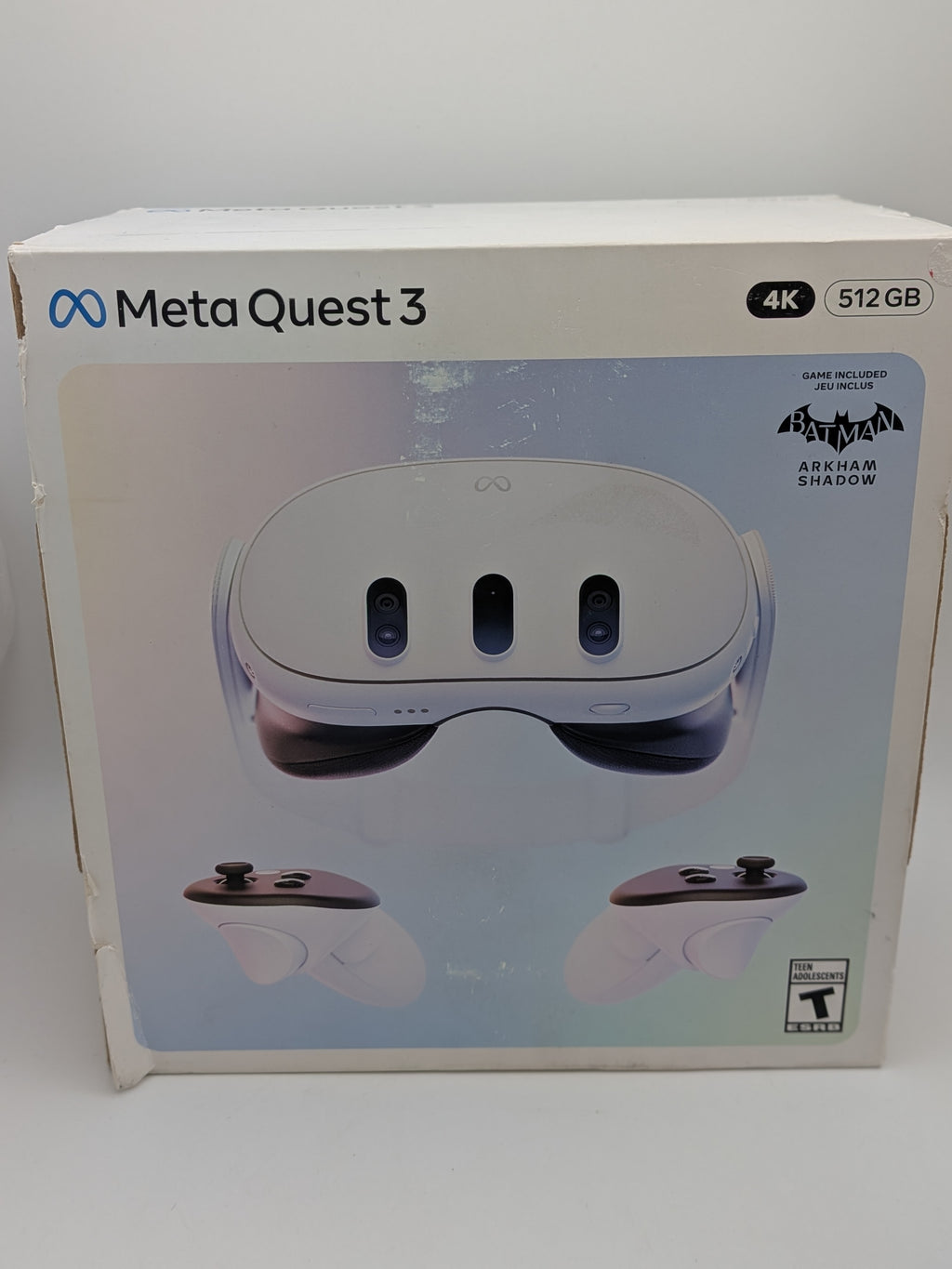 Meta Quest 3 512GB, White, Grade B