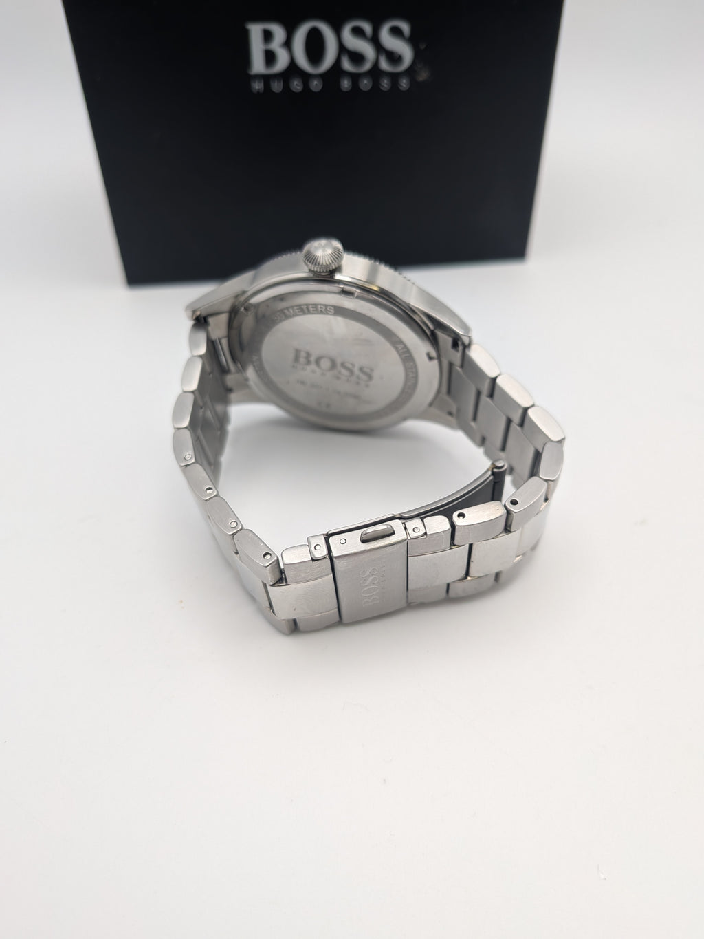 Hugo Boss Legacy Mens Watch, 44mm, Stainless Steel, Grade B