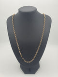 9ct Gold Belcher Chain, 28.5", 23.36G