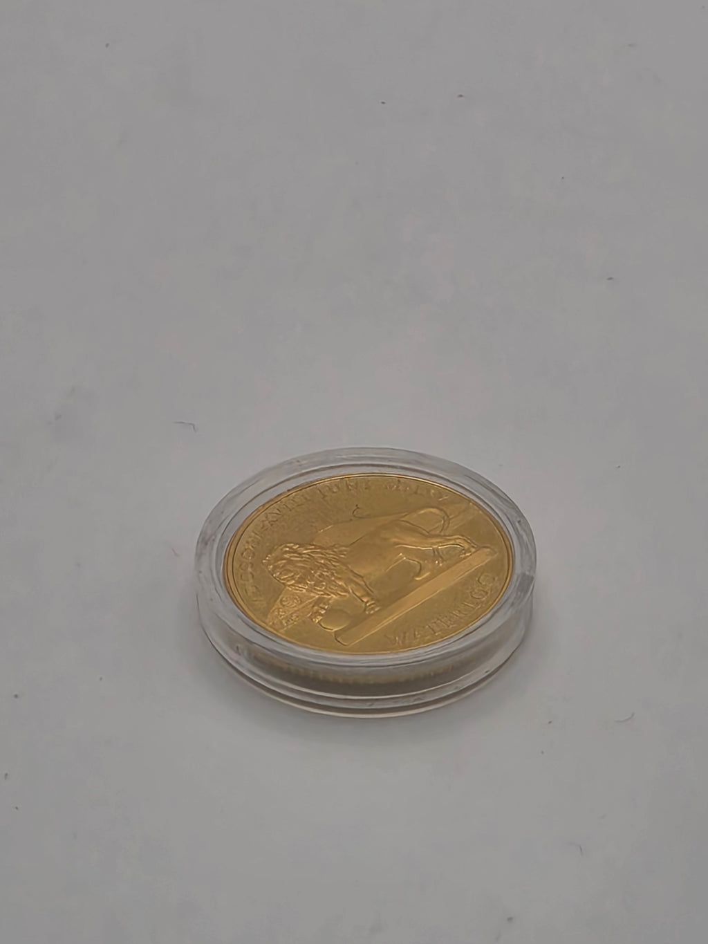 14ct 2015 Battle of Waterloo Commemorate Coin, Grade A