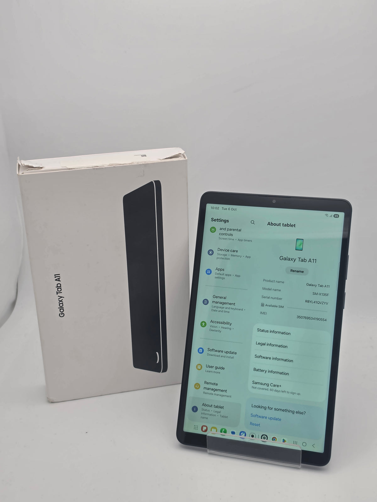 Samsung Galaxy Tab A11 64GB, Grey, Grade A