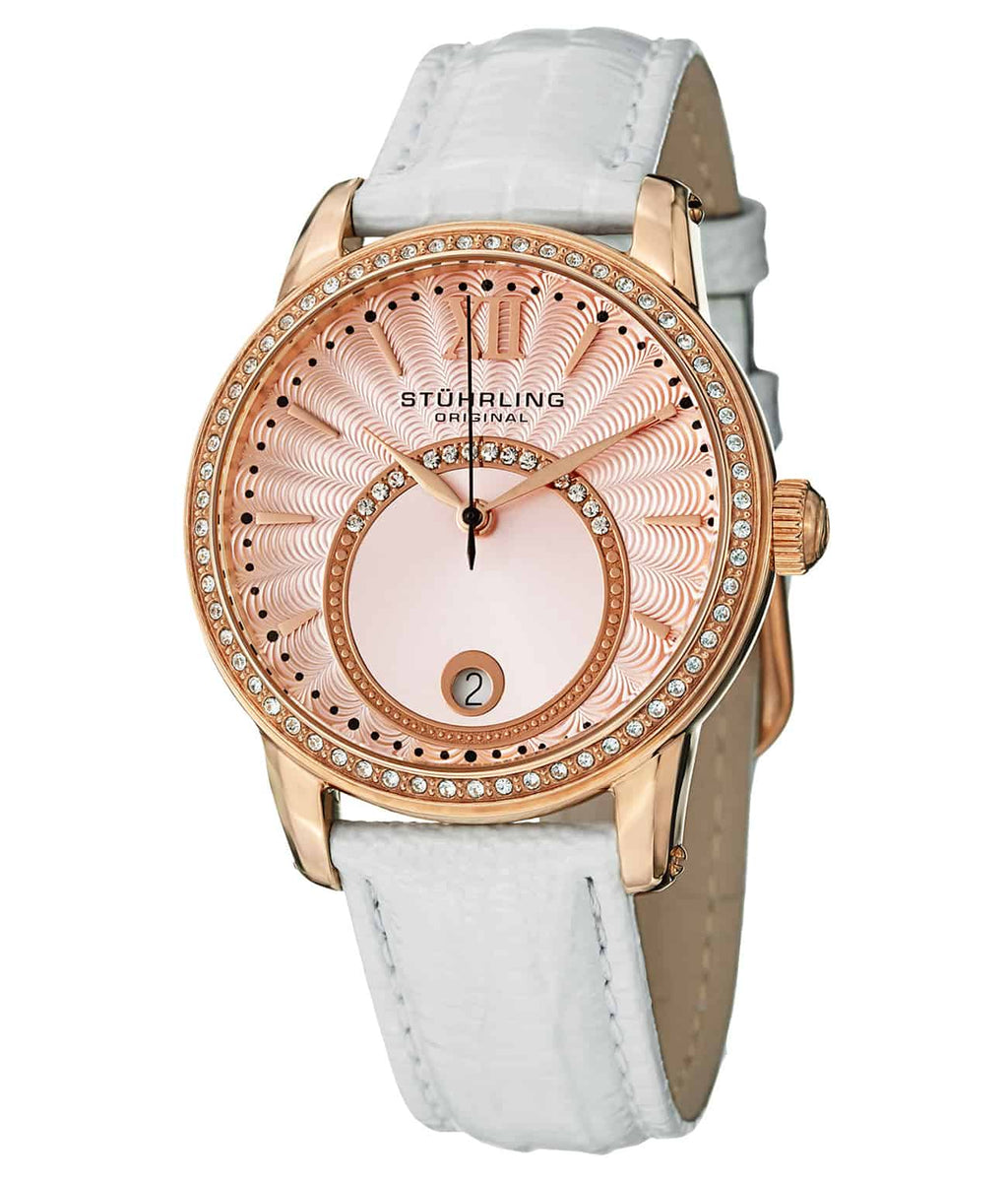 Stuhrling Dawn 554 Ladies Watch, Rose Gold, Grade A