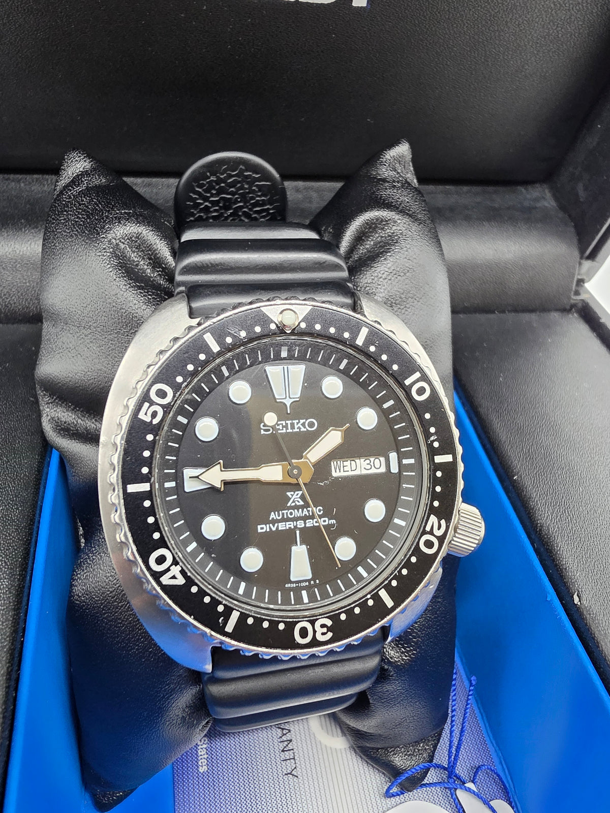 Seiko Prospex "Turtle" Automatic Diver's Watch Black, Grade B