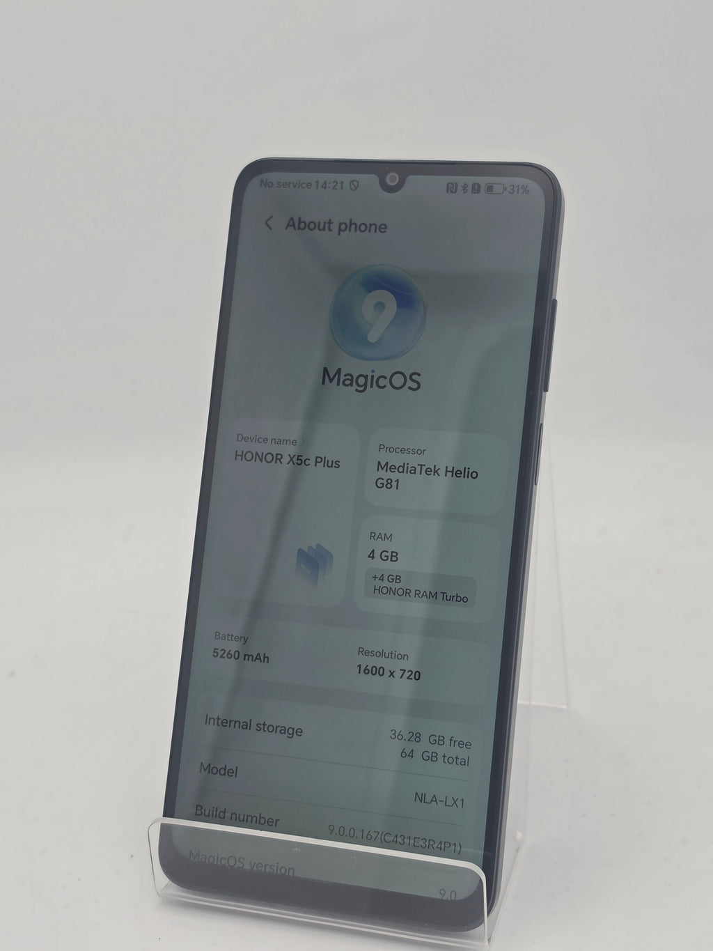 Honor X5C Plus 64GB, Black, Grade B