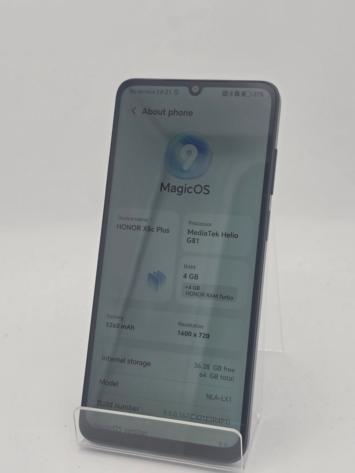 Honor X5C Plus 64GB, Black, Grade B