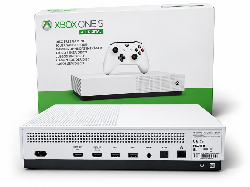 Microsoft Xbox One S 1TB White, Grade A
