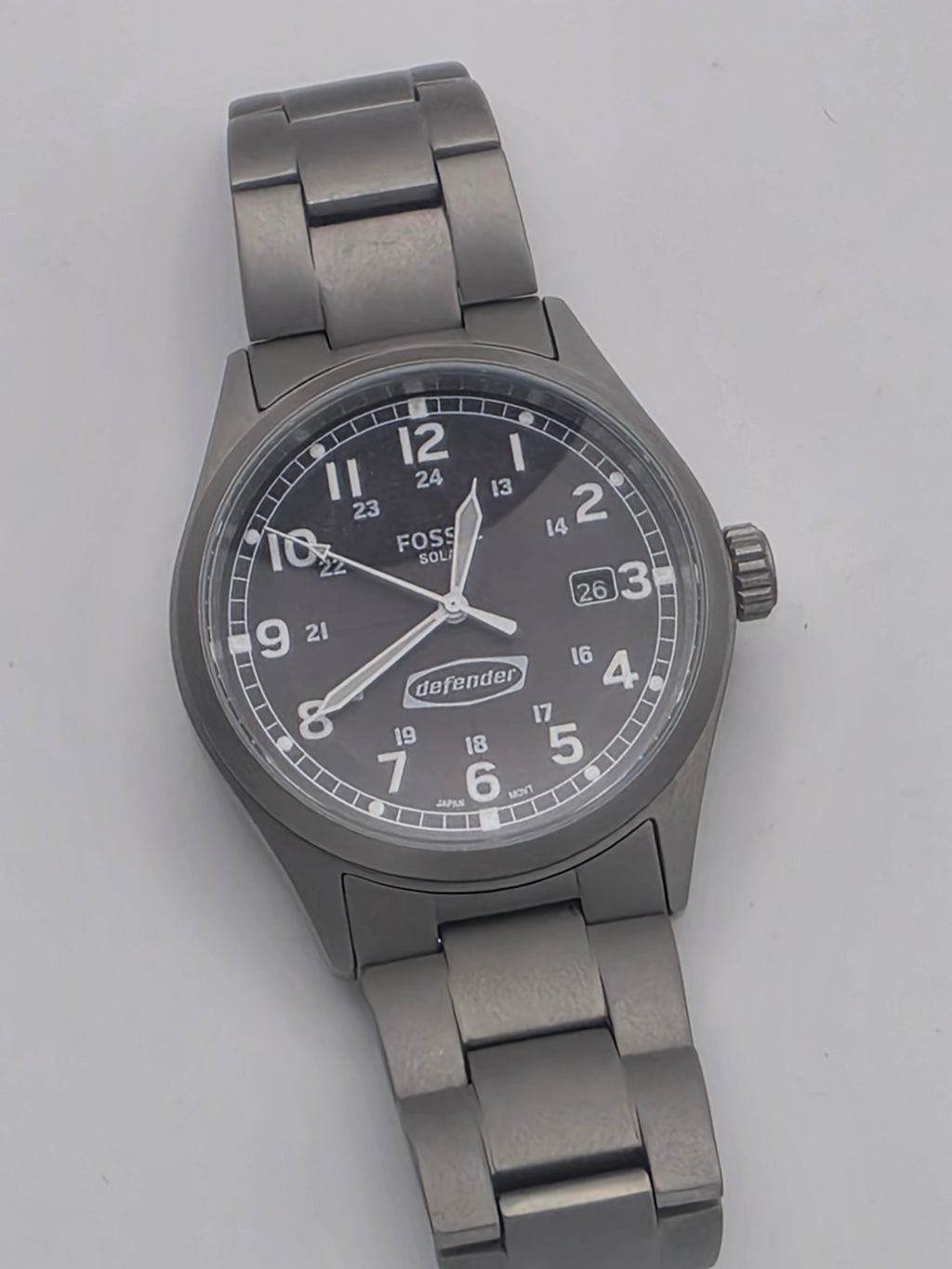 Fossil Defender Solar-Powered Watch, Grade B