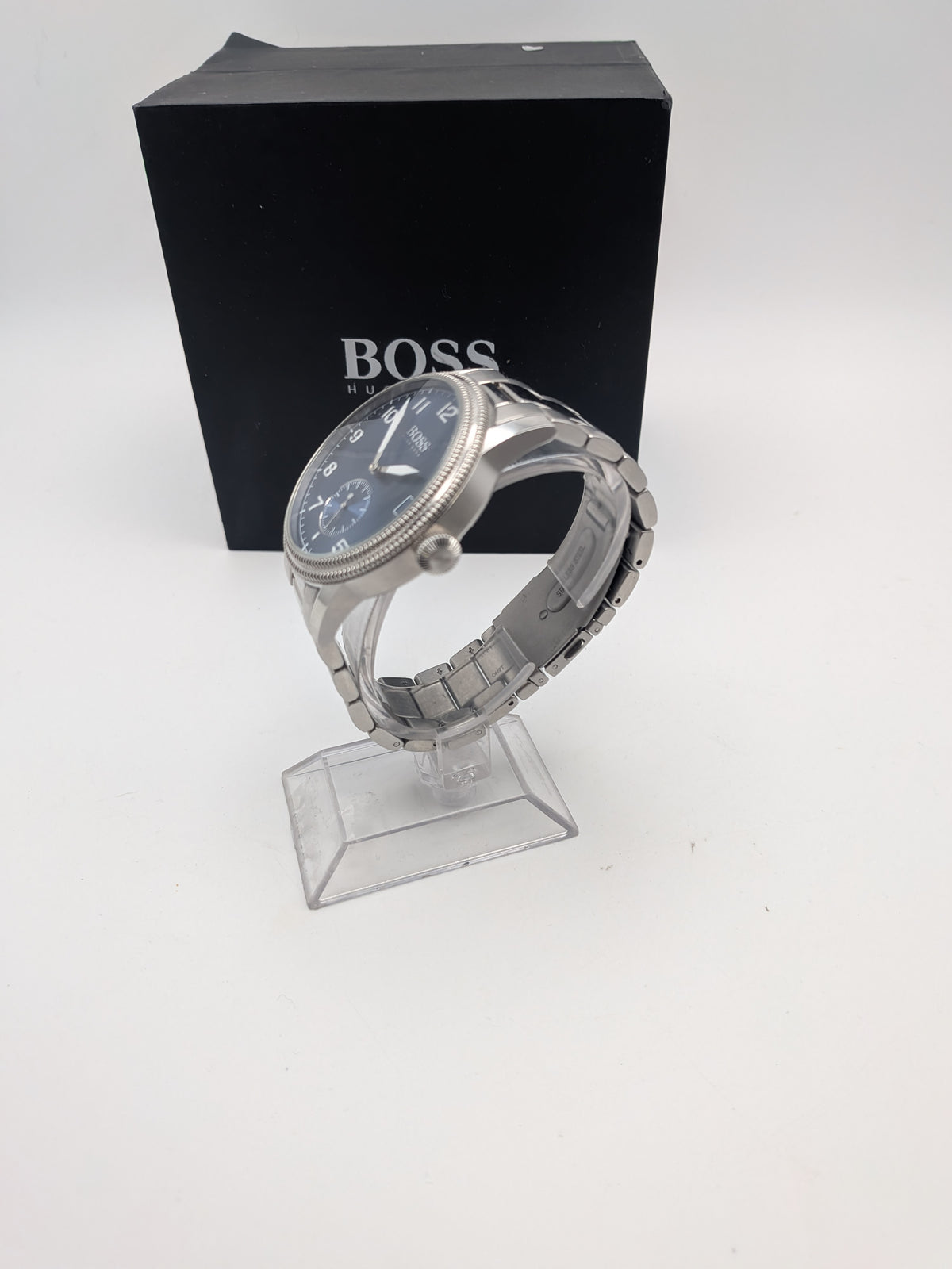 Hugo Boss Legacy Mens Watch, 44mm, Stainless Steel, Grade B