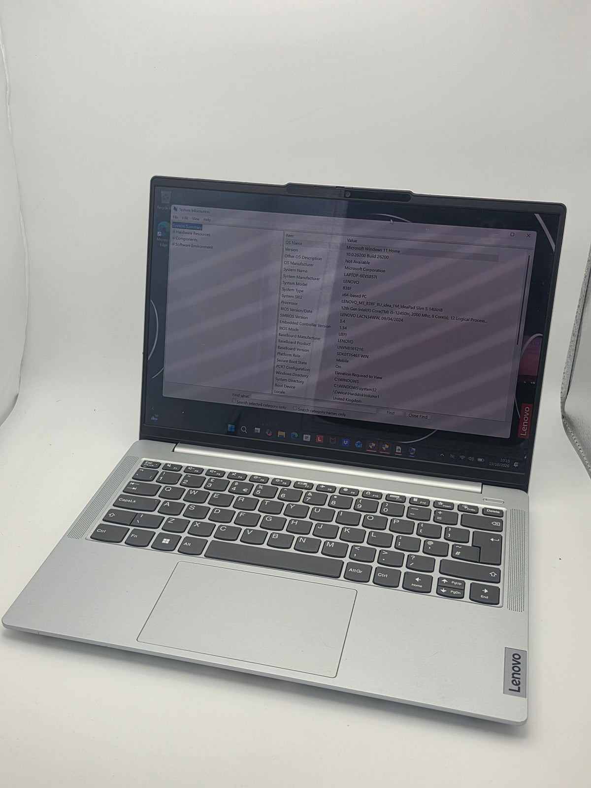 Lenovo Ideapad Slim 5 Laptop 512GB, Silver, Grade B