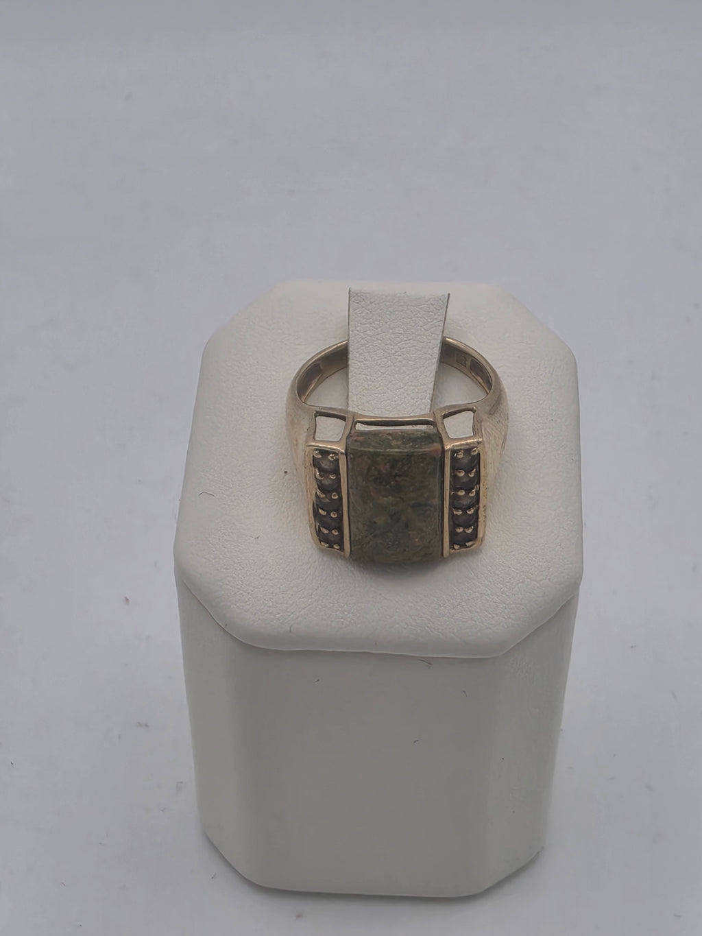 9ct Gold Signet Ring, N, 4.78G