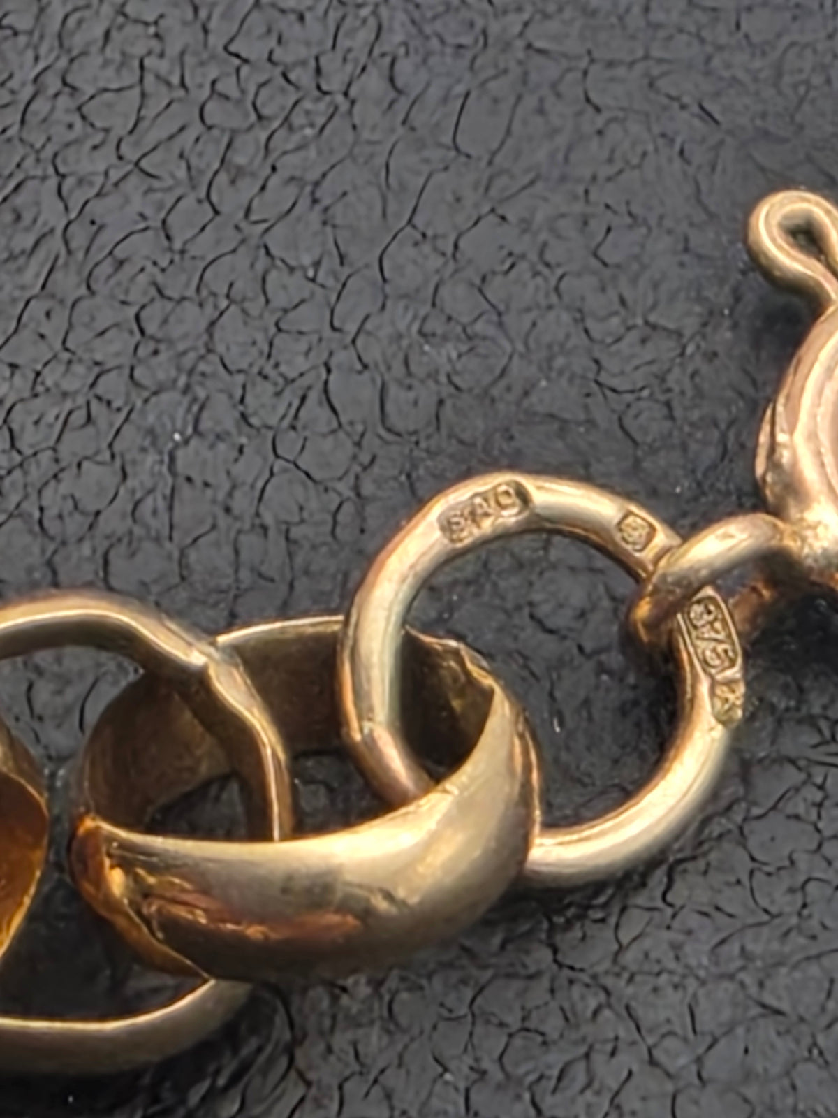 9ct Gold Belcher Chain, 28.5", 23.36G