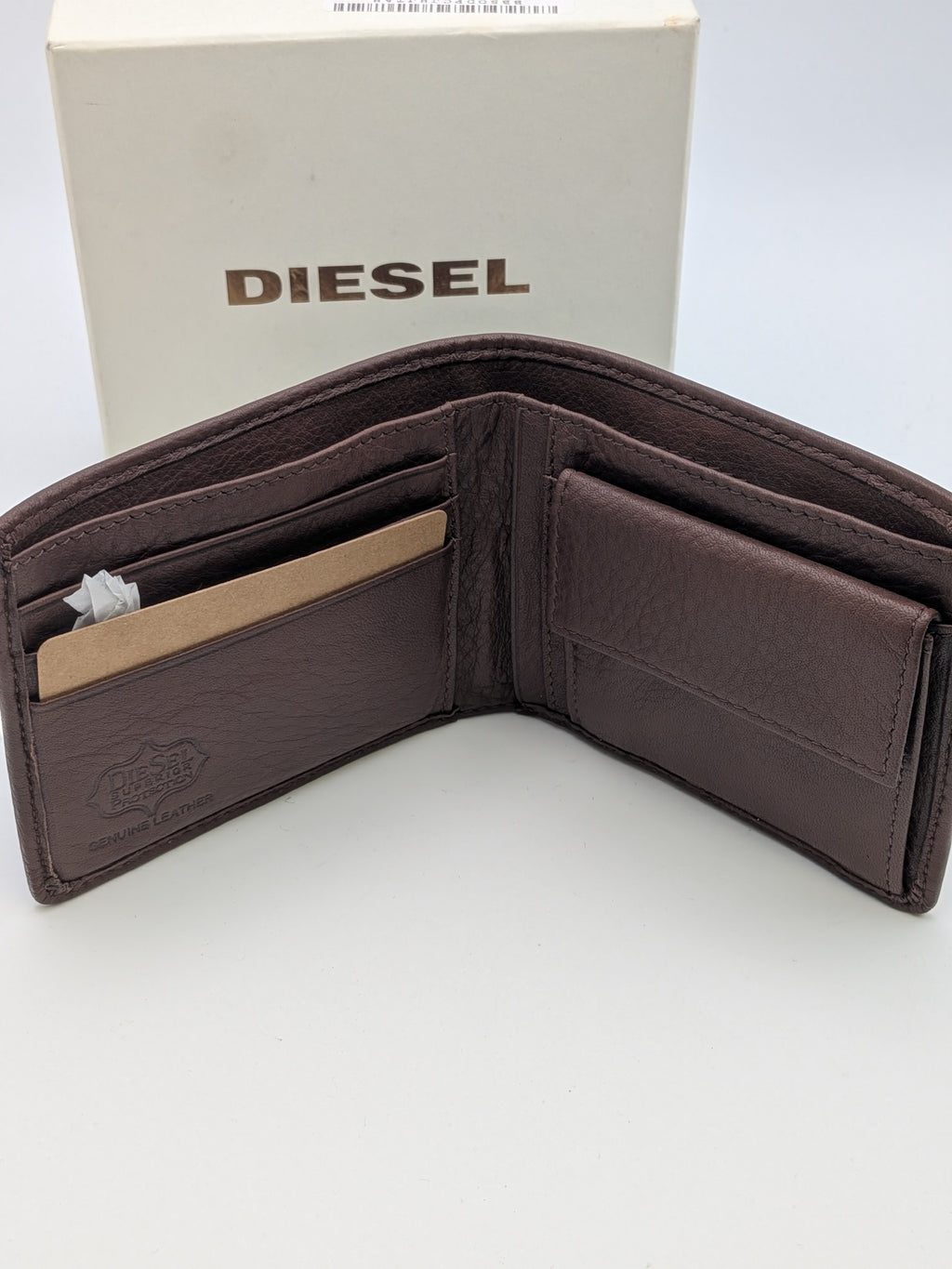 Diesel Wallet, Leather, Brown, Grade A