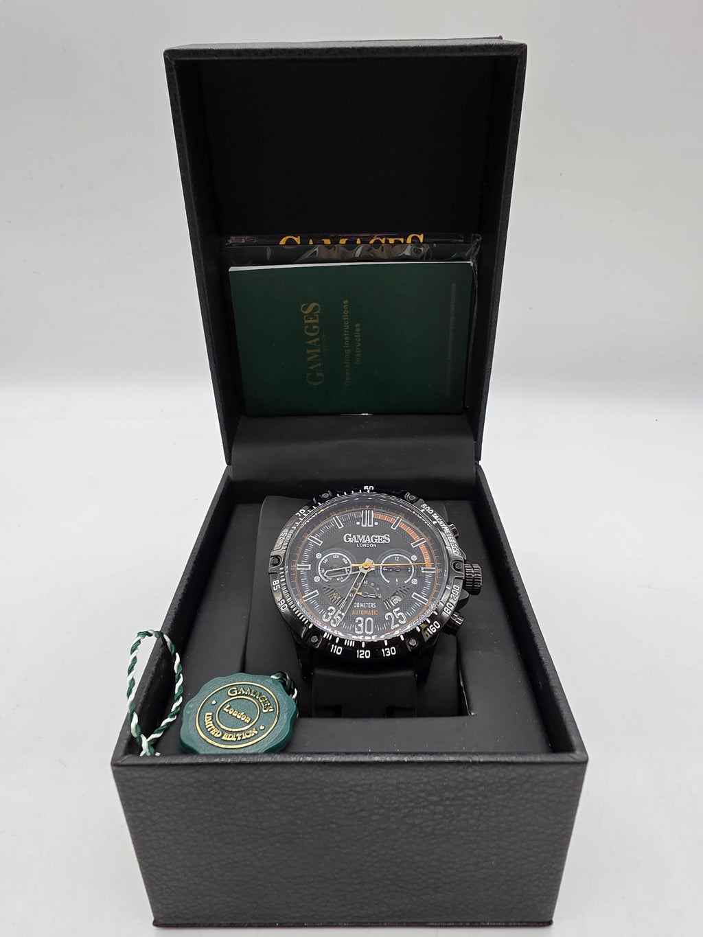 Gamages Of London Gents Watch Automatic Black, Grade B