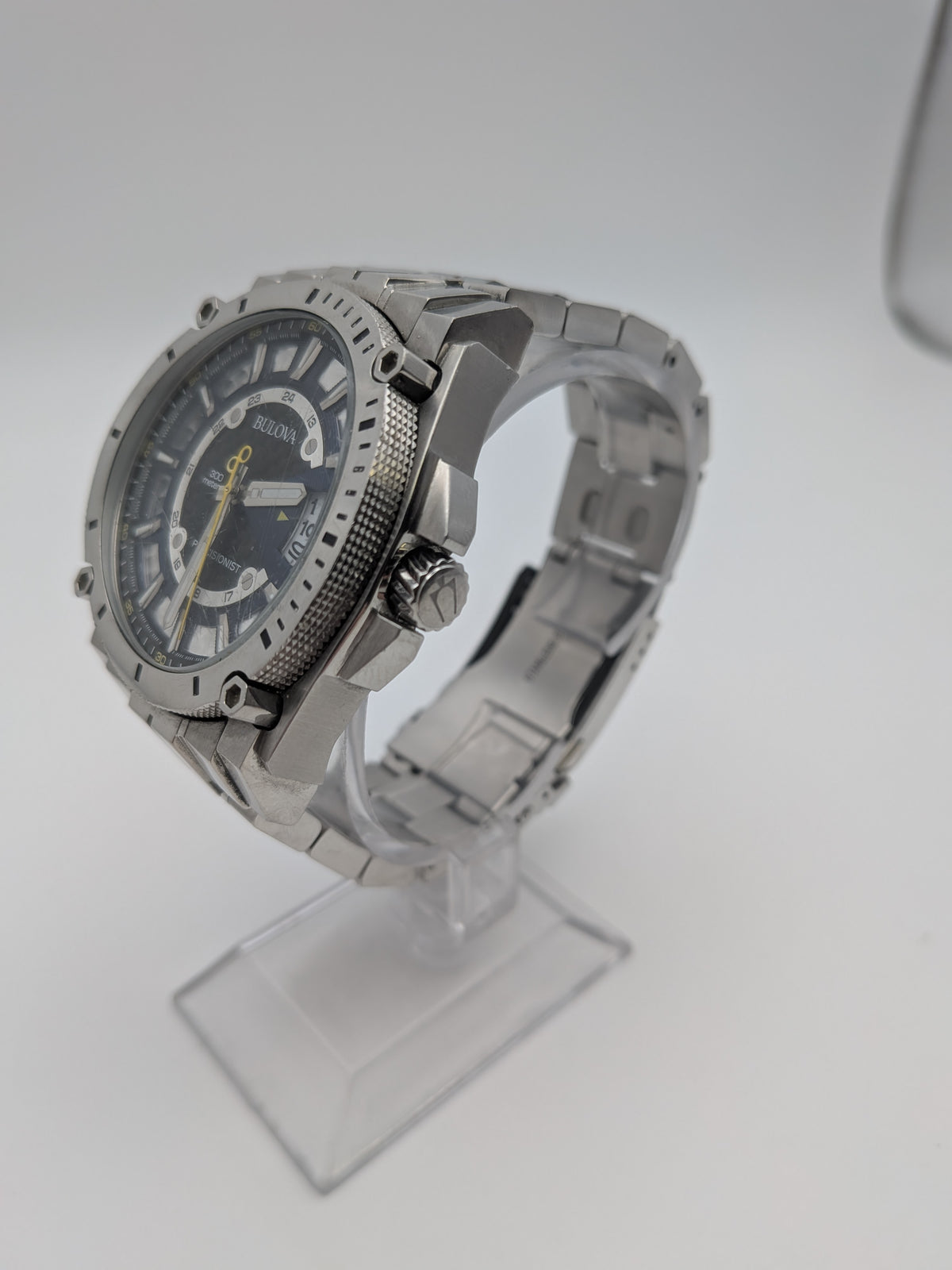 Bulova Precisionist 96B131 Watch, 48.6mm, Stainless steel, Grade C