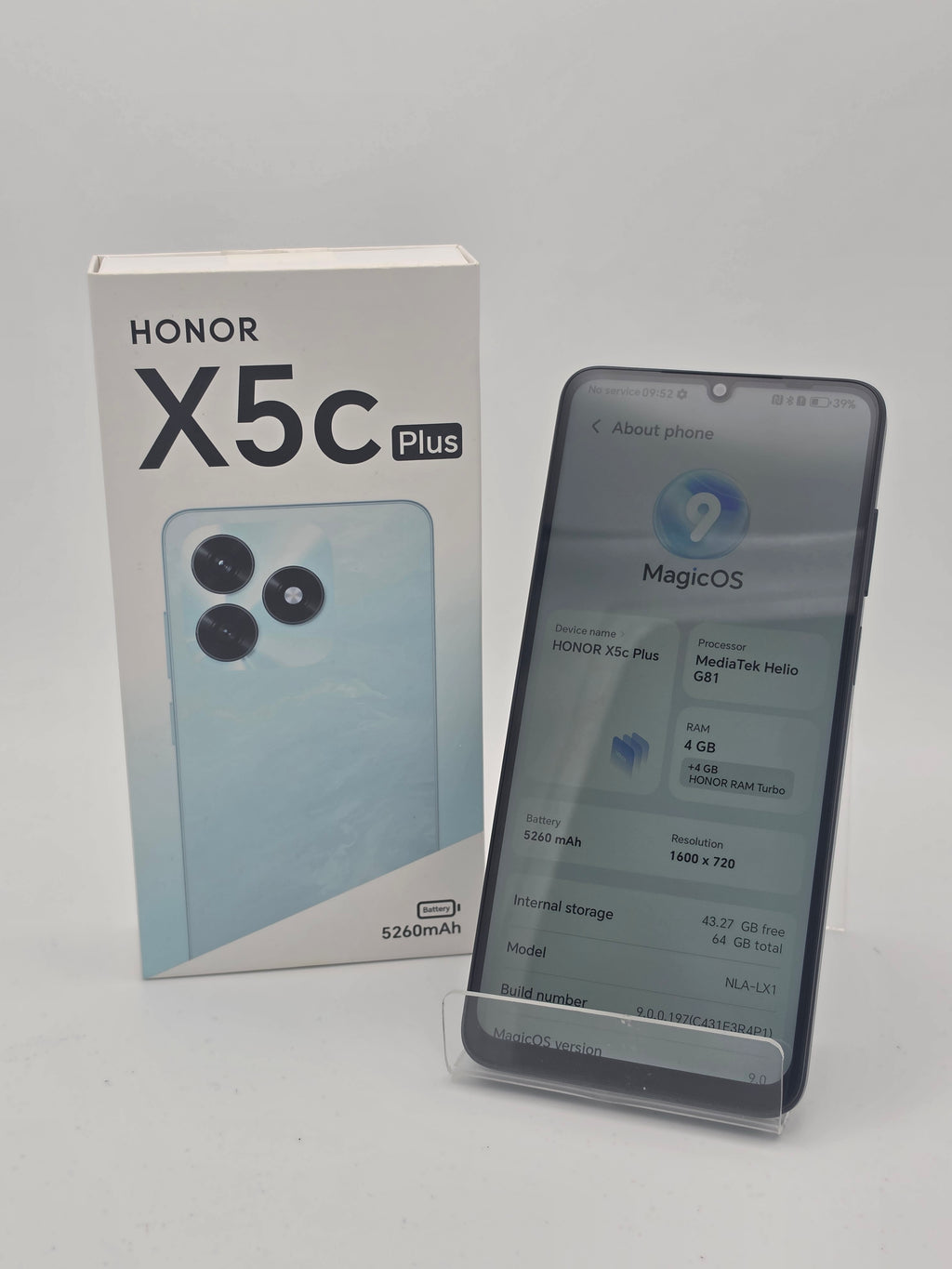 Honor X5C Plus 64GB, Black, Grade A